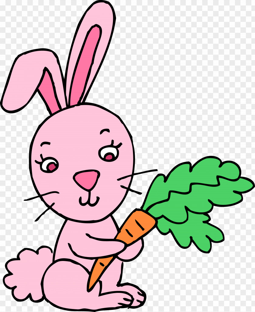 Free Rabbit Clipart Easter Bunny Cartoon Clip Art PNG