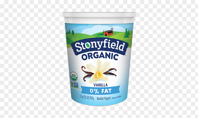 Low Fat Cream Yoghurt Plain Fat-free Yogurt Stonyfield Farm, Inc. Nutrition PNG
