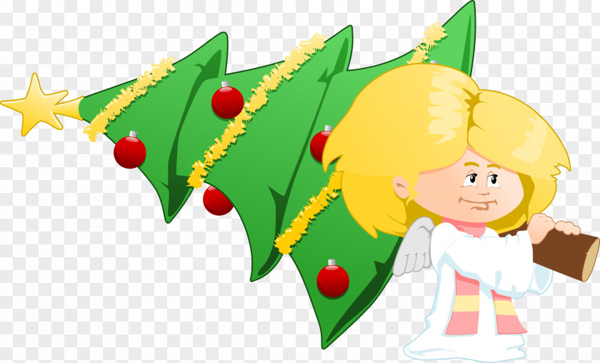 Plant Holly Cartoon Christmas Tree PNG