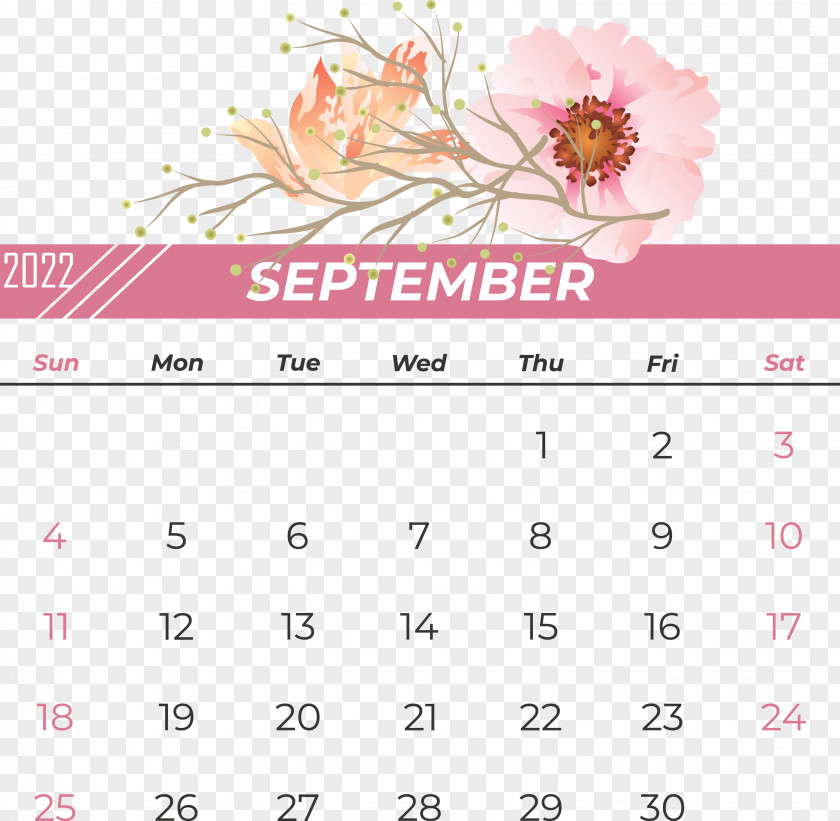 Calendar Plant Flower Symbol Painting PNG