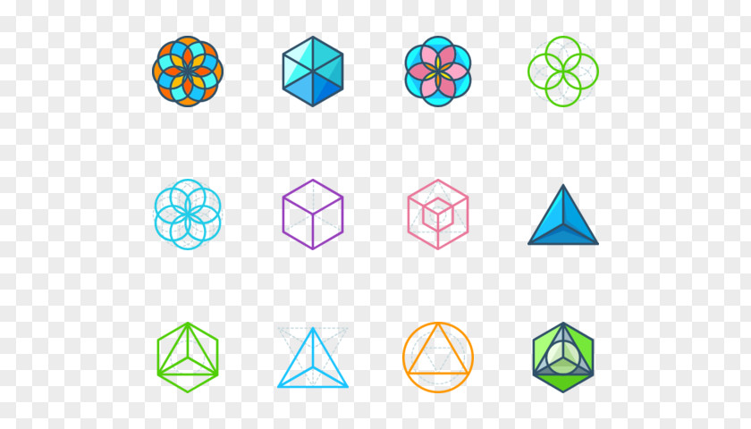 Sacred Geometry Line Point PNG