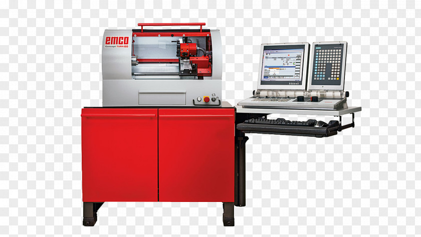 Cnc Machine Lathe Computer Numerical Control CNC-Drehmaschine Turning PNG