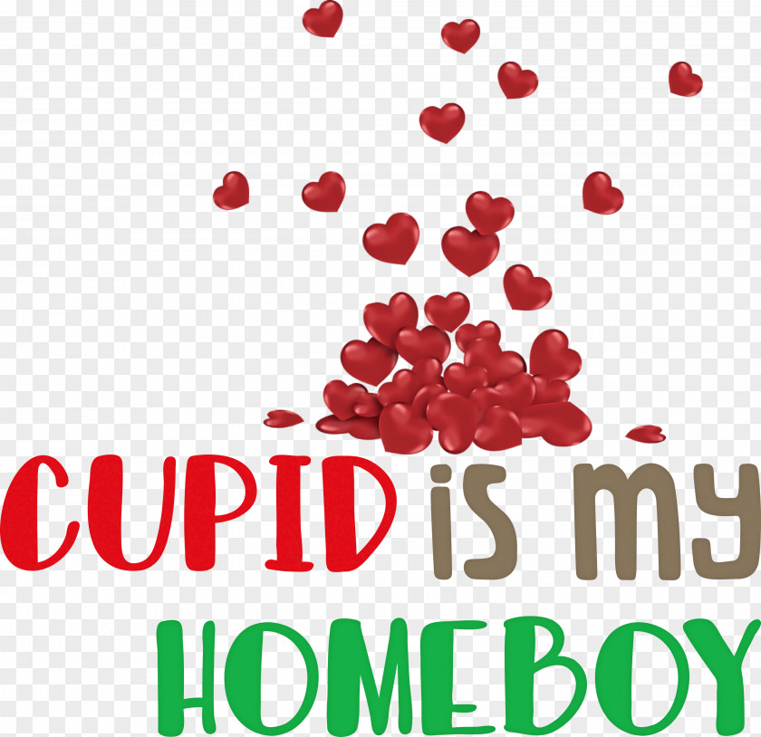 Cupid Is My Homeboy Valentine PNG