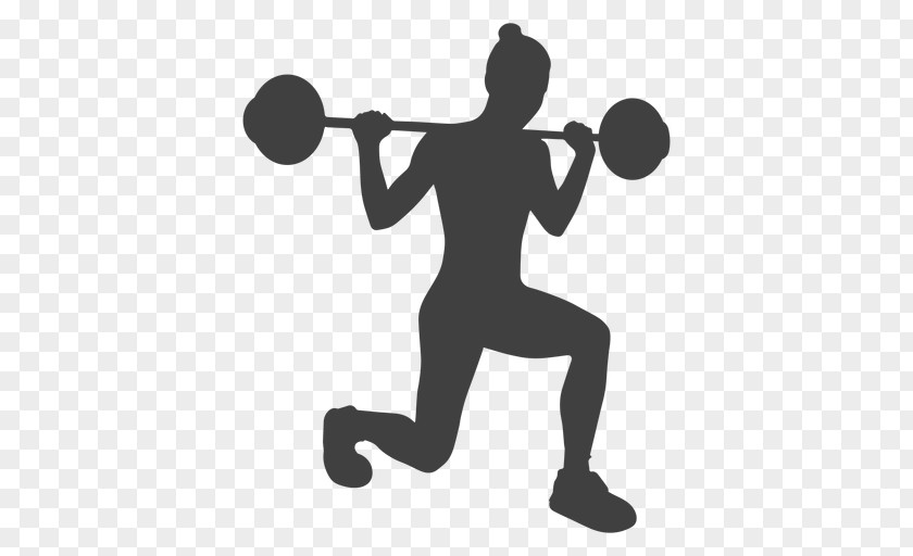 Silhouette Lunge Vector Graphics Squat Exercise PNG