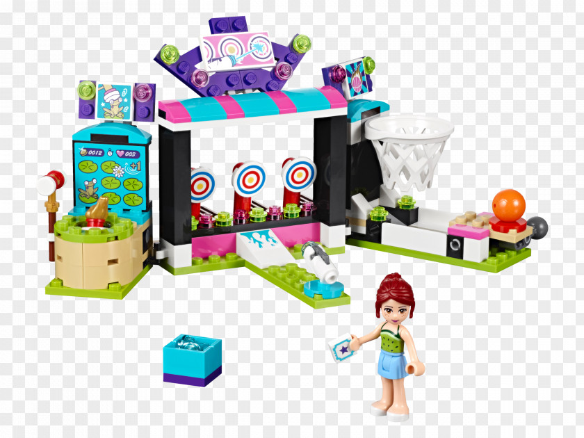 Toy LEGO 41127 Friends Amusement Park Arcade Lego Minifigure PNG