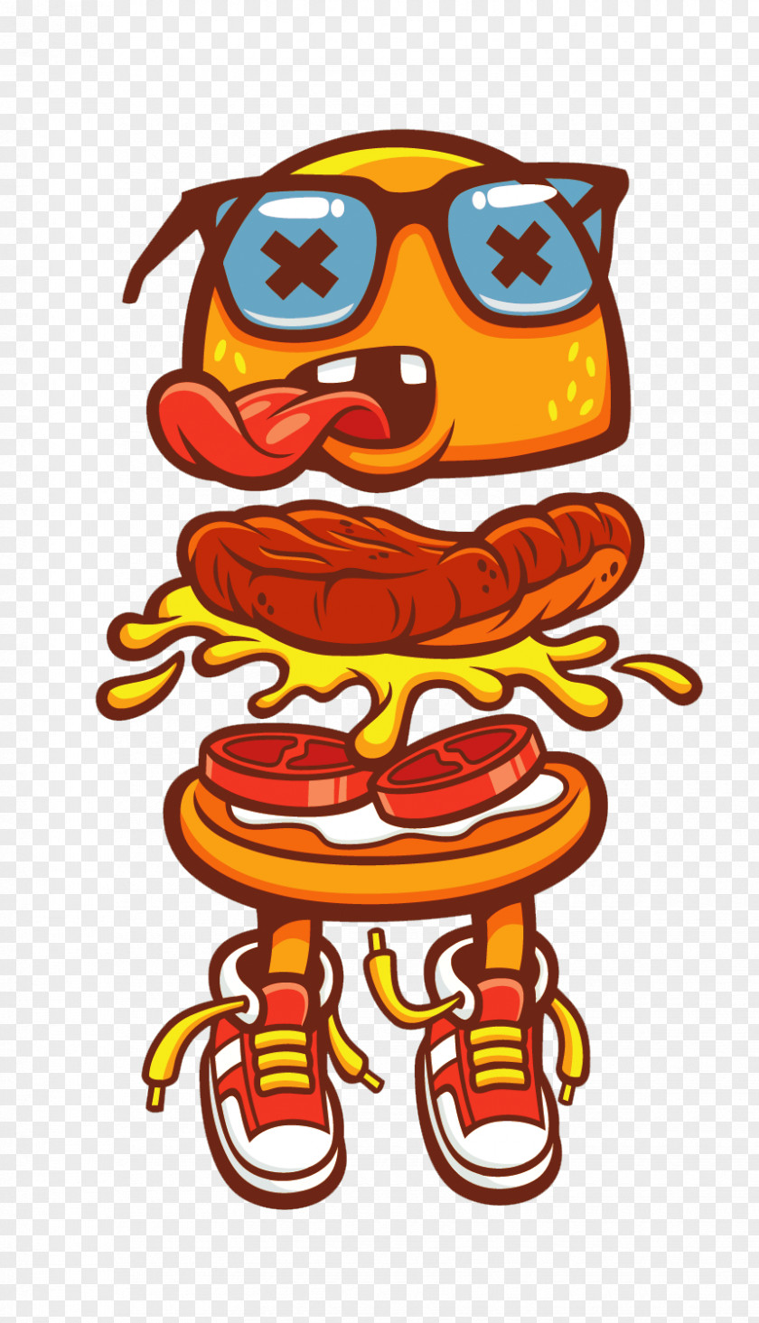 Vector Burger Euclidean Food Icon PNG