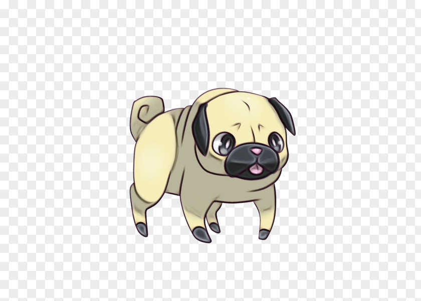 Fawn Dog Breed Pug Cartoon Snout Puppy PNG
