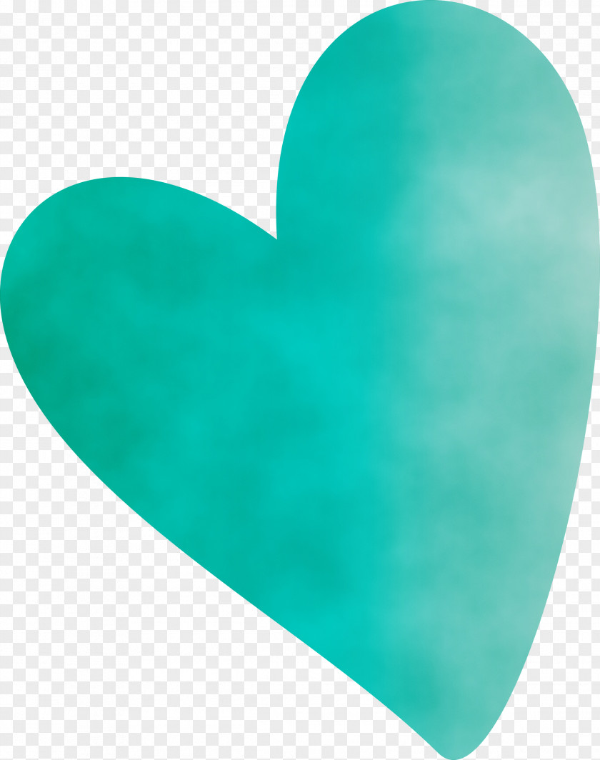 Green Turquoise Heart M-095 PNG