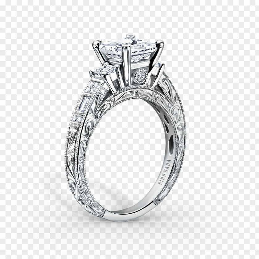 Ring Size Engagement Wedding Princess Cut PNG