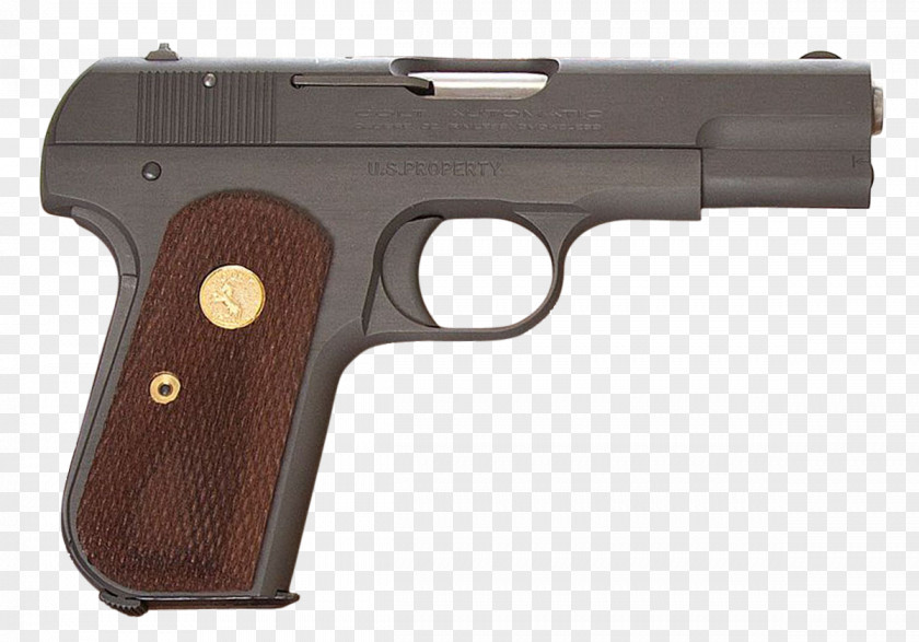 Colt Trigger Firearm Revolver Automatic Pistol Model 1903 Pocket Hammerless PNG