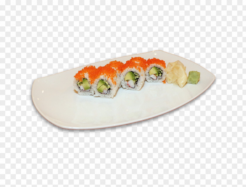 Cut Avocado California Roll Sushi 07030 Garnish Recipe PNG