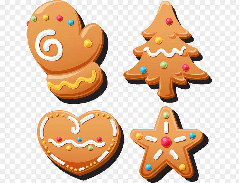 Delicious Christmas Cookies Dessert PNG