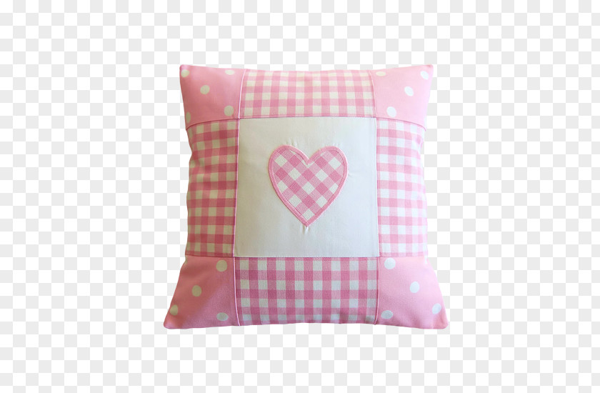 Love Pink Plaid Pillow Cushion Cotton Dakimakura Textile PNG