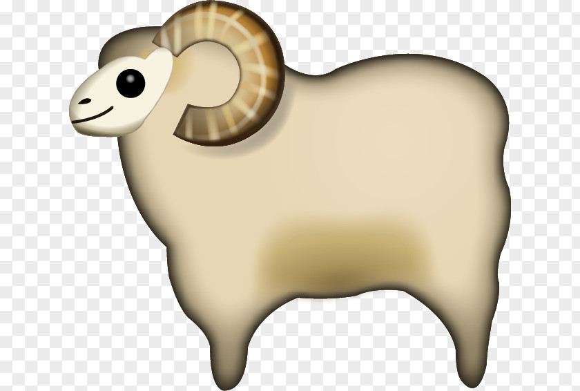 Sheep Dorset Horn IPhone Emoji Sticker PNG