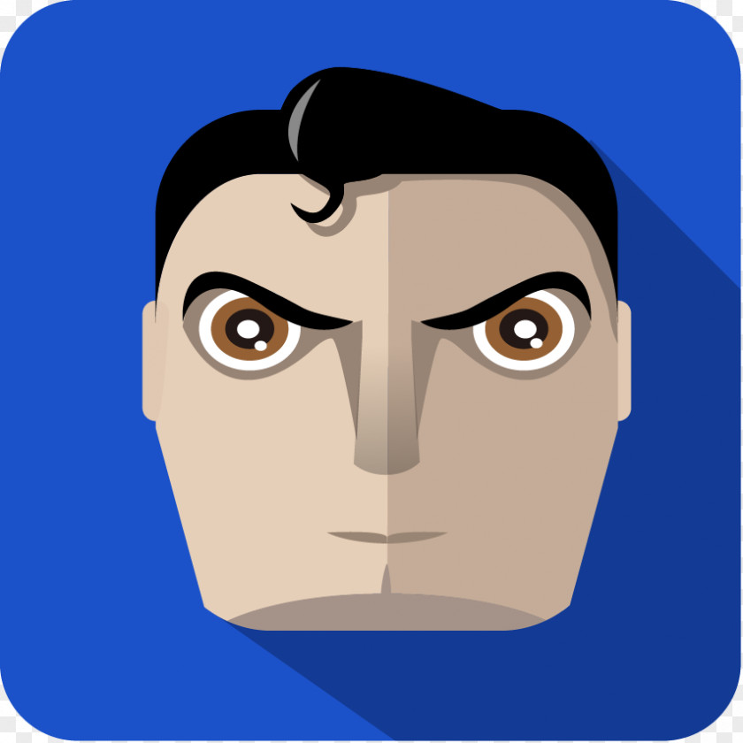 Superhero Phone Icon Superman Avatar PNG