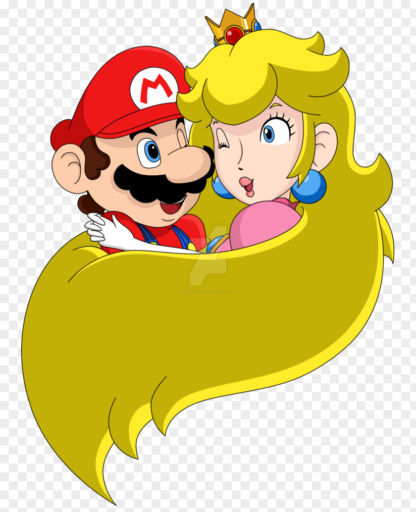 The Yellow Peach Princess Super Mario Bros. Rosalina Hair PNG