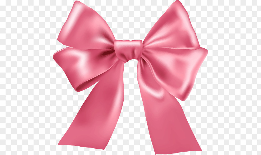 Bow Pink Ribbon PNG