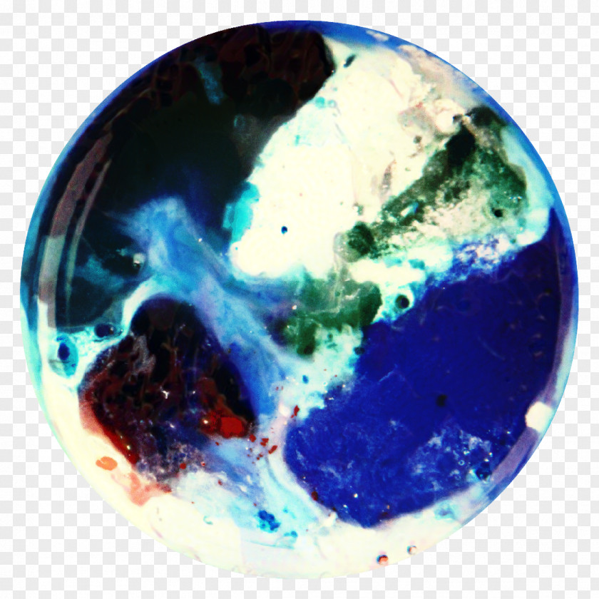 Electric Blue Space Planet Earth PNG