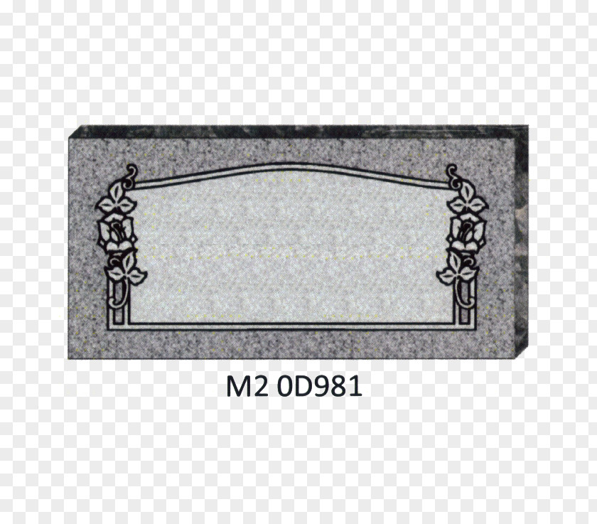 Hand Grave Muskogee Marble & Granite Rectangle PNG