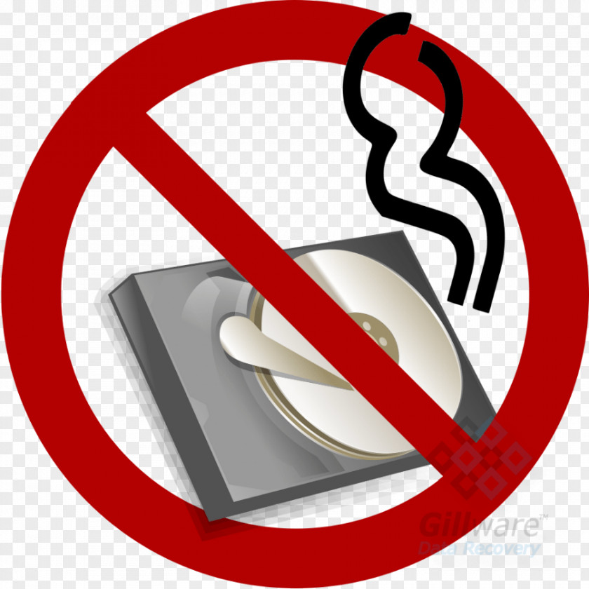 No Smoking Hard Drives Data Recovery Disk Image Storage Drive Platter PNG