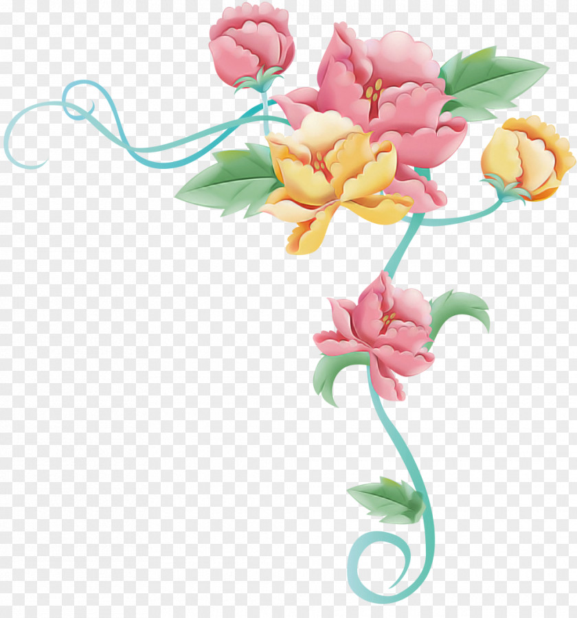 Petal Pedicel Flower Cut Flowers Pink Plant Clip Art PNG