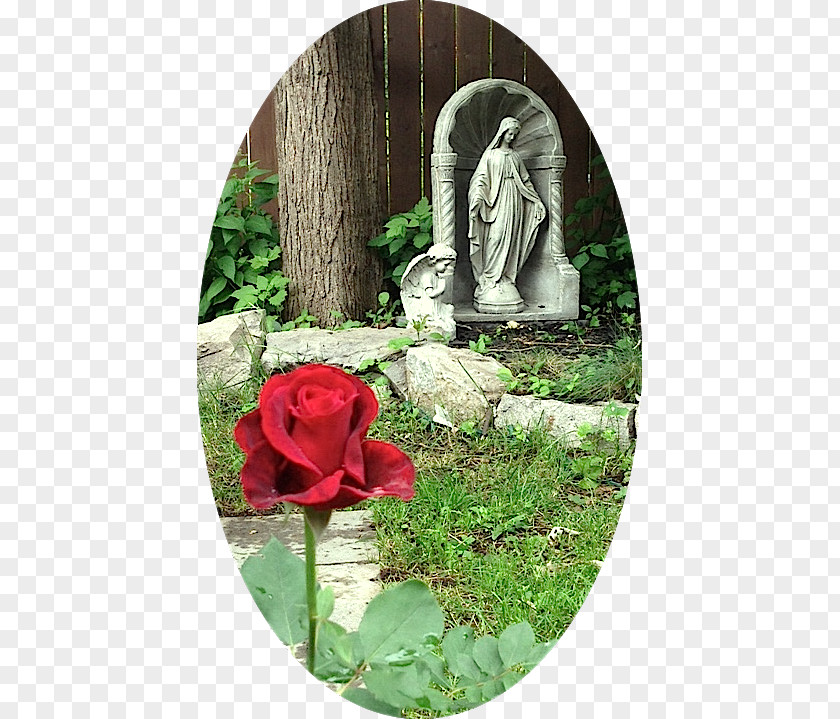Virgin Mary Garden Roses Ave Maria Prayer PNG