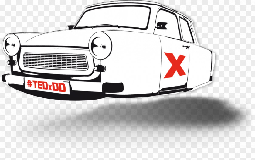 Car Trabant TEDxDresden Bumper Idea PNG