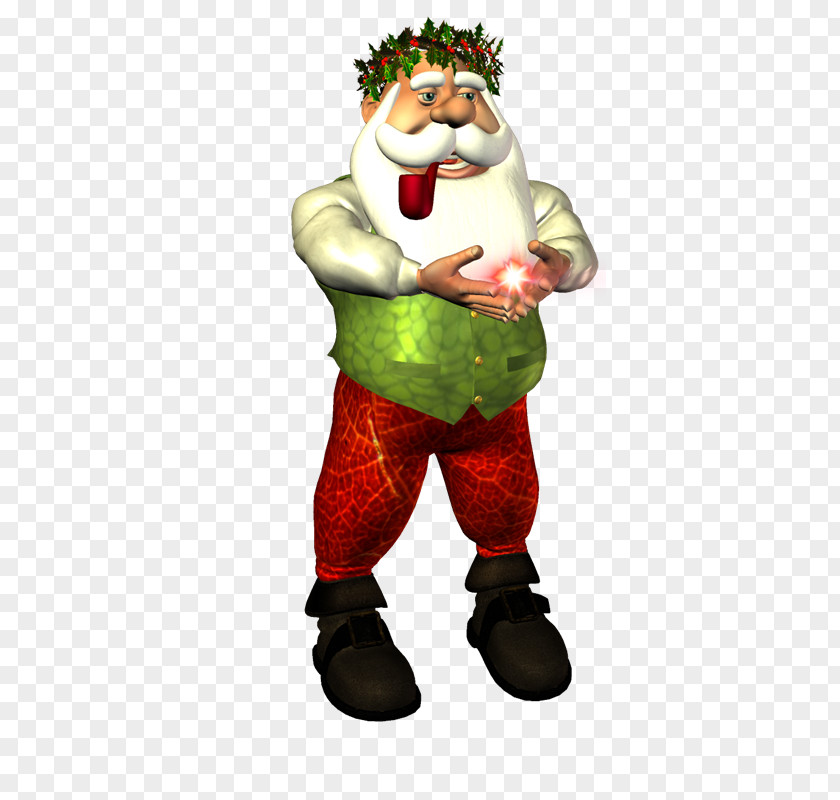 Claus Santa Garden Gnome Christmas Ornament PNG