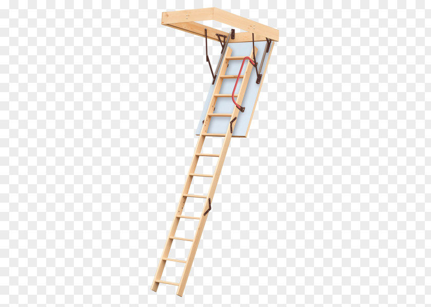 Scala Retrattile Staircases Fakro LWK Komfort Wooden Loft Ladder 3 Section Product Ceneo.pl PNG