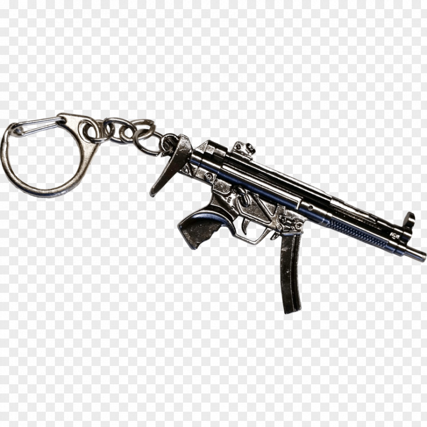 Weapon Trigger Key Chains Firearm Metal Gun Barrel PNG