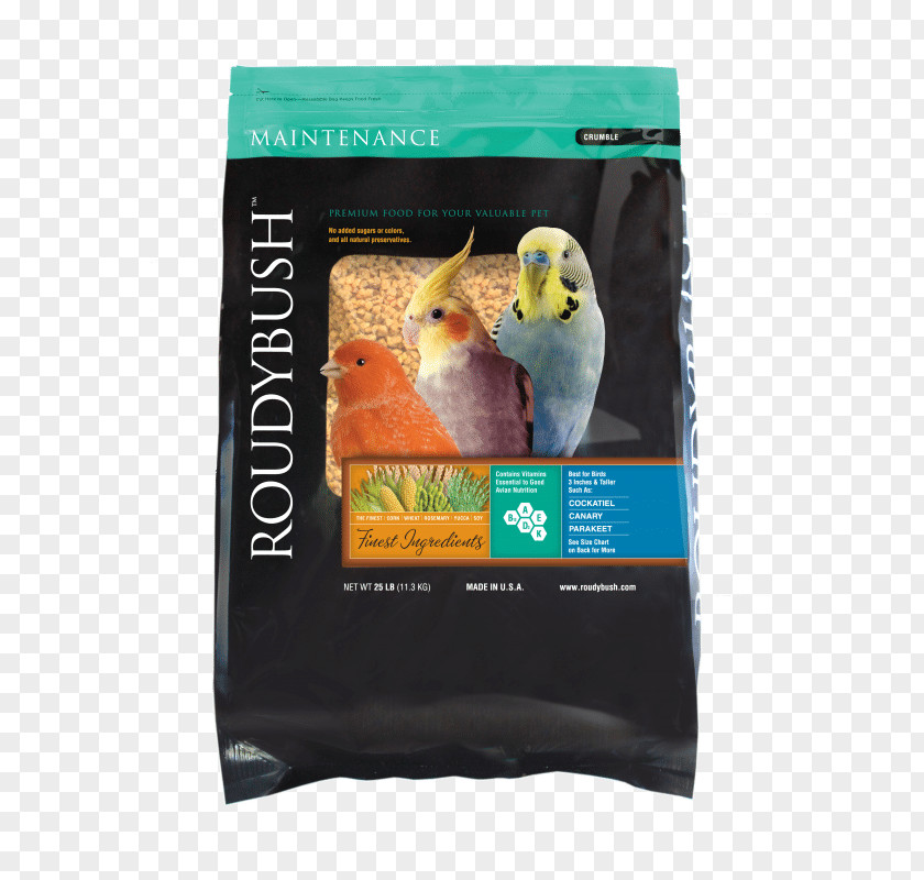 Bird Roudybush Daily Maintenance Food Cockatiel PNG