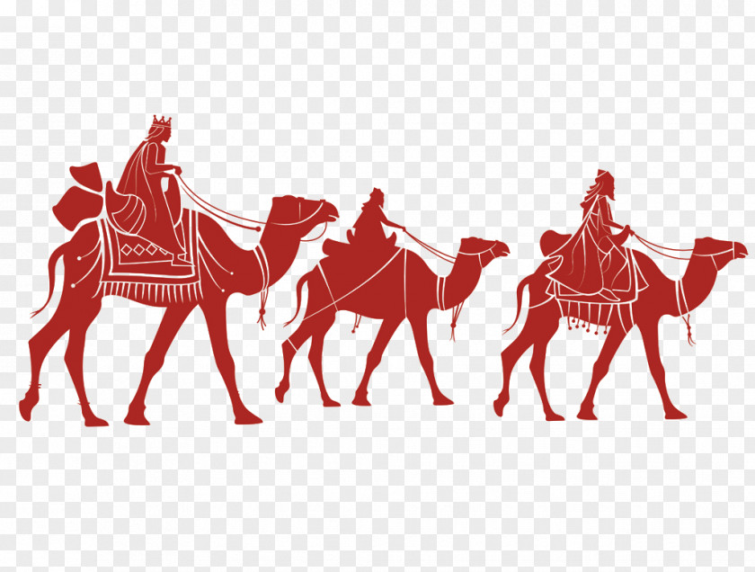 Camel Epiphany Biblical Magi Rosca De Reyes The Three Kings PNG