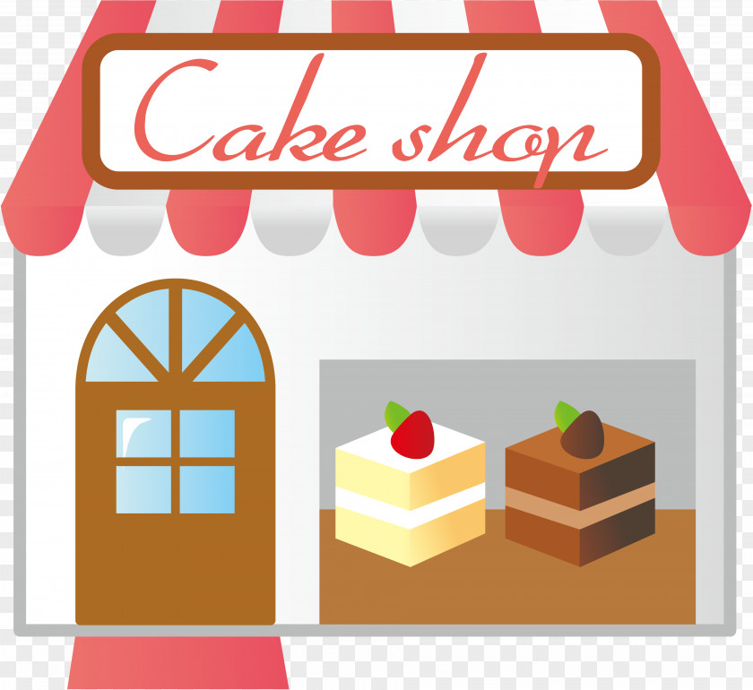 Cartoon Shop Cake Frosting & Icing Bakery Illustrator PNG