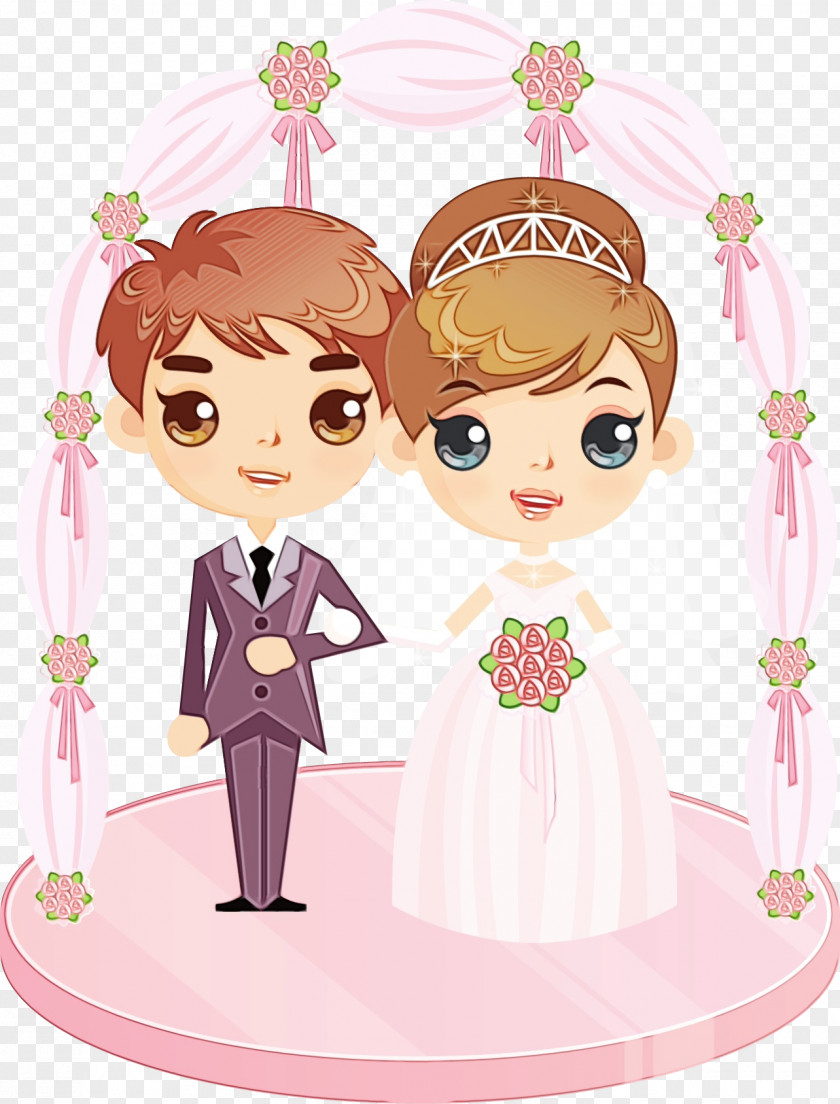 Groom Party Favor Bride And Cartoon PNG