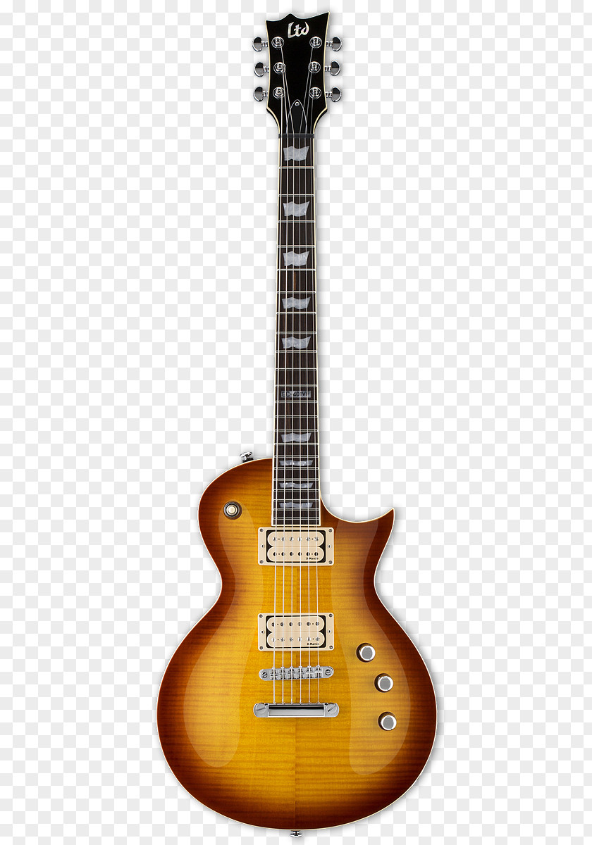 Ltd Electric Guitar Sunburst ESP LTD EC-1000 Deluxe Guitars PNG