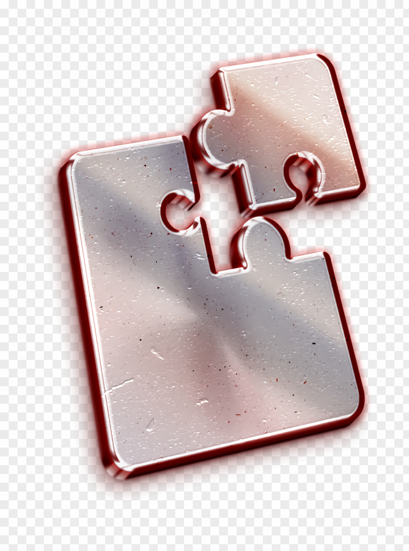 Metal Logo Puzzle Icon PNG