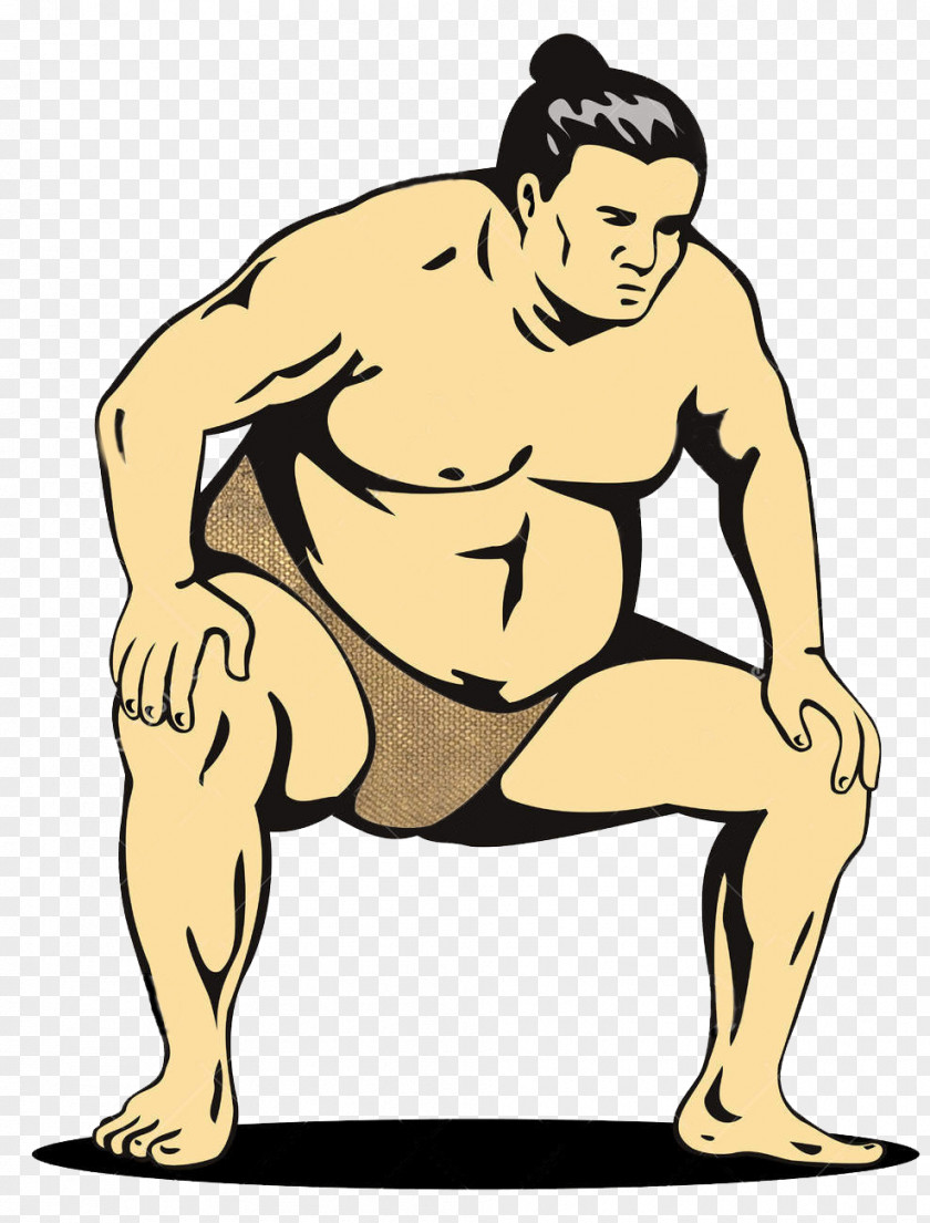 Sumo Wrestling Rikishi Clip Art PNG