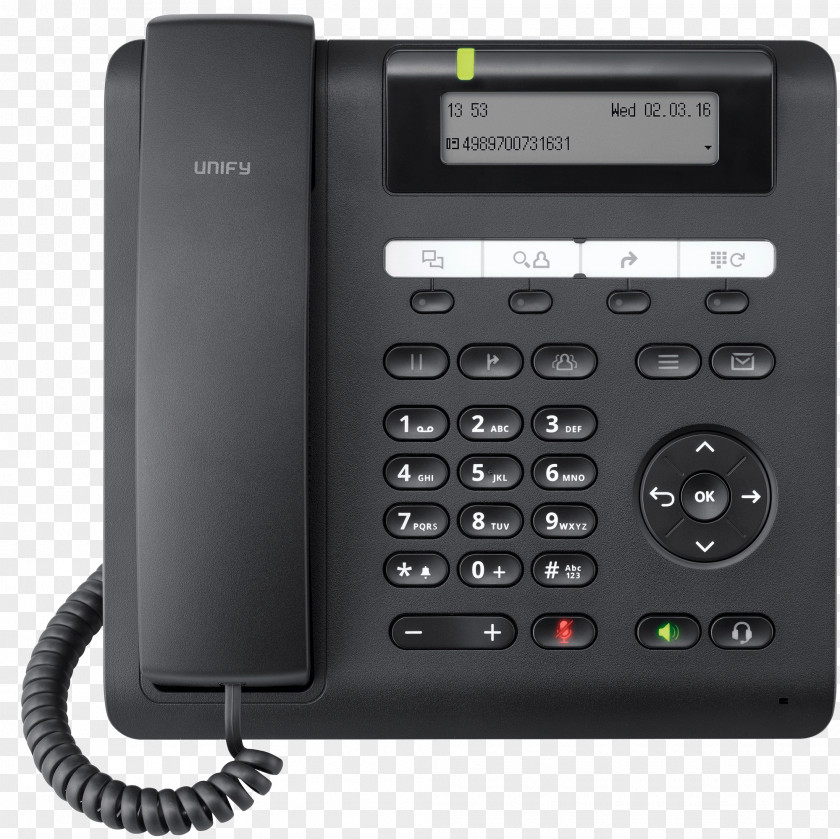 Telephone Unify OpenScape Desk Phone IP 55G VoIP Software And Solutions GmbH & Co. KG. CP200 PNG