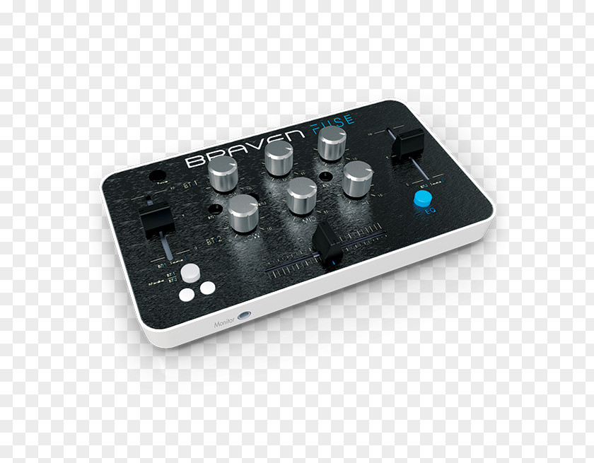 Audio Mixers Sound Braven Fuse Wireless Bluetooth Mixer Equalization PNG
