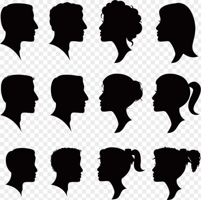 Creative Silhouette Figures Woman Royalty-free Clip Art PNG