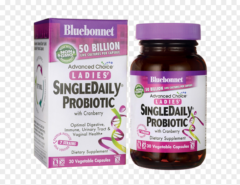 Health Dietary Supplement Probiotic Lactobacillus Acidophilus Raw Foodism Swanson Products PNG