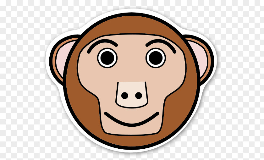 Mirrored Monkey Primate Clip Art PNG