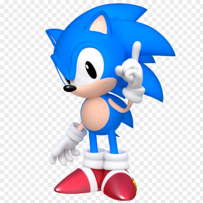 Classic Sonic 3D Jump Chaos Knuckles The Echidna Rendering PNG