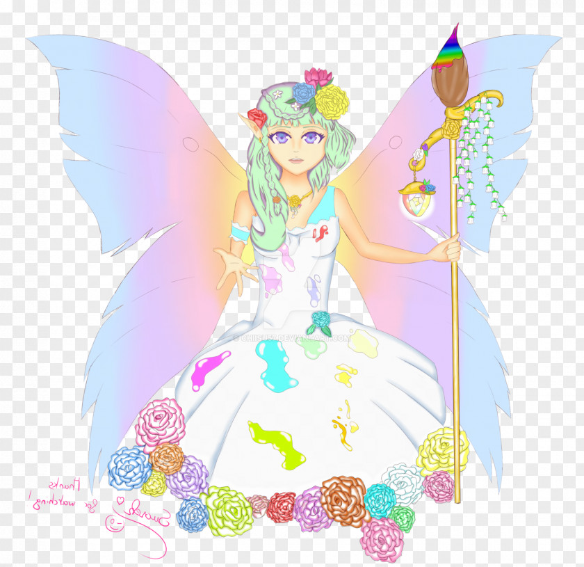 Fairy Costume Design Pink M Clip Art PNG
