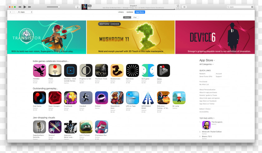 Indie Week Web Page App Store Apple PNG