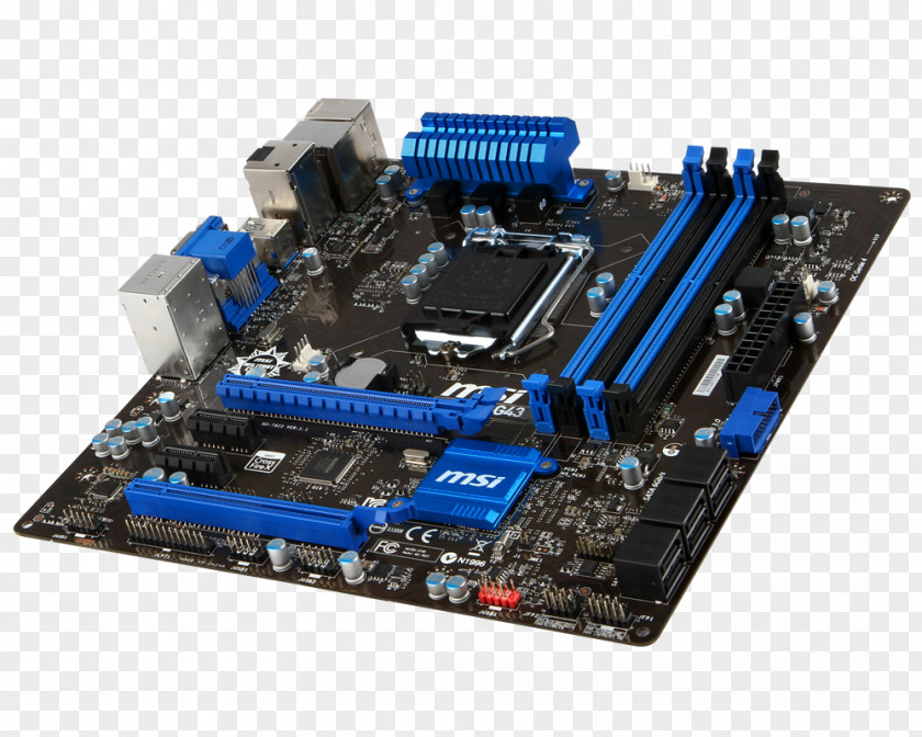 LGA 1150 Intel Motherboard MSI H61M-P20 PNG