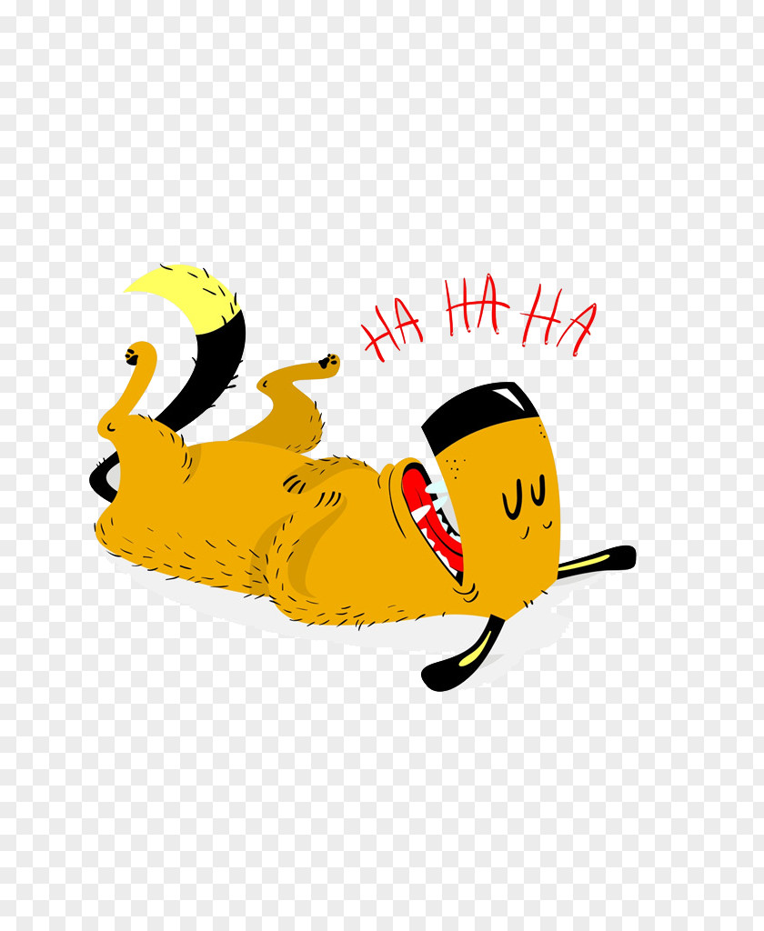 Yellow Puppy Dog Duck Illustration PNG