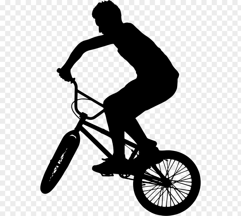 Bmx BMX Bike Bicycle Silhouette PNG