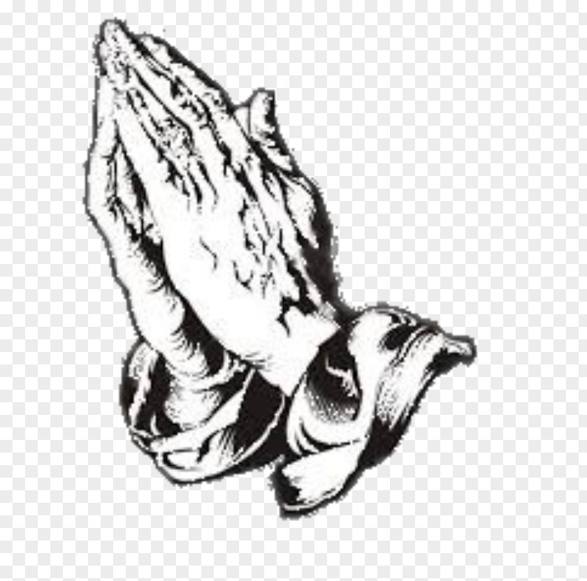 Praying Hands Church Rosary Vector Graphics Drawing Prayer PNG
