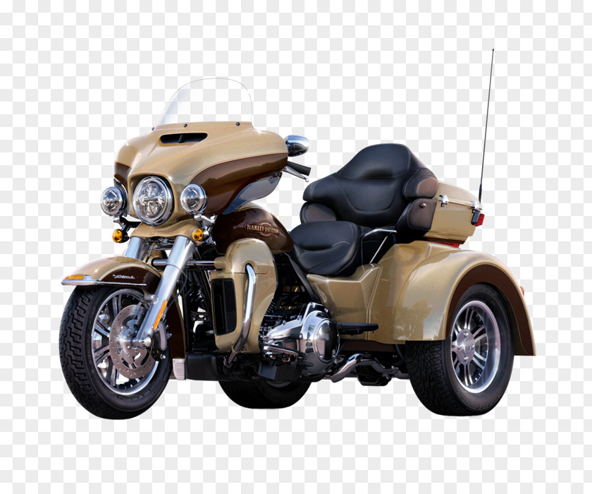 Tri Harley-Davidson Glide Ultra Classic Motorcycle Car Motorized Tricycle PNG